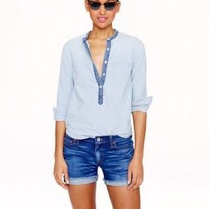 J Crew denim button down size s